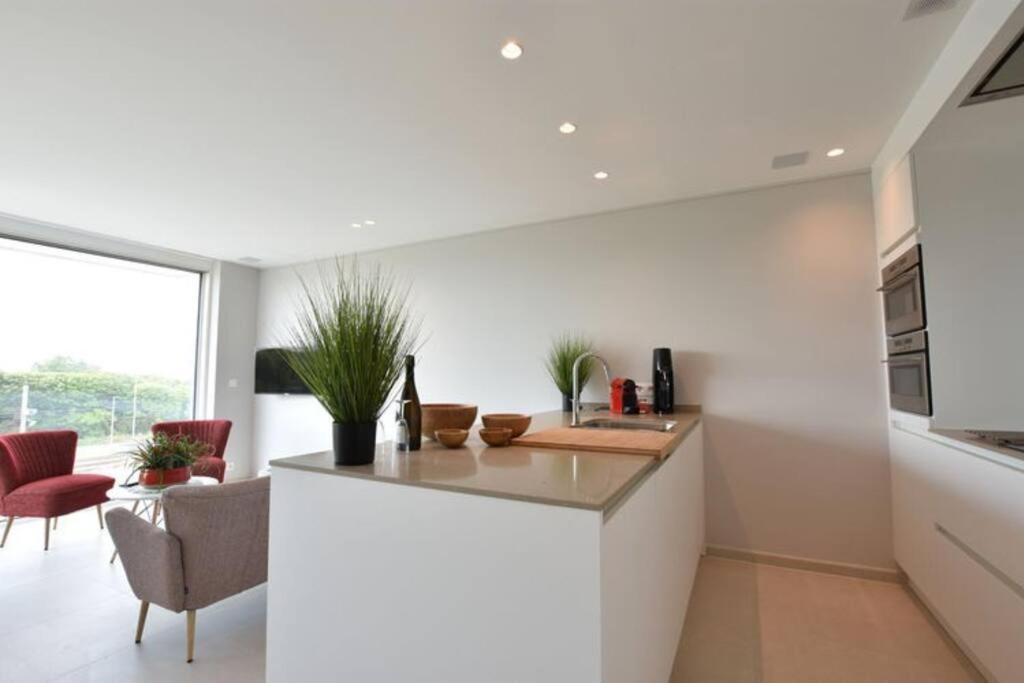 Luxe apt in centrum Bredene overlooking the dunes Buitenkant foto