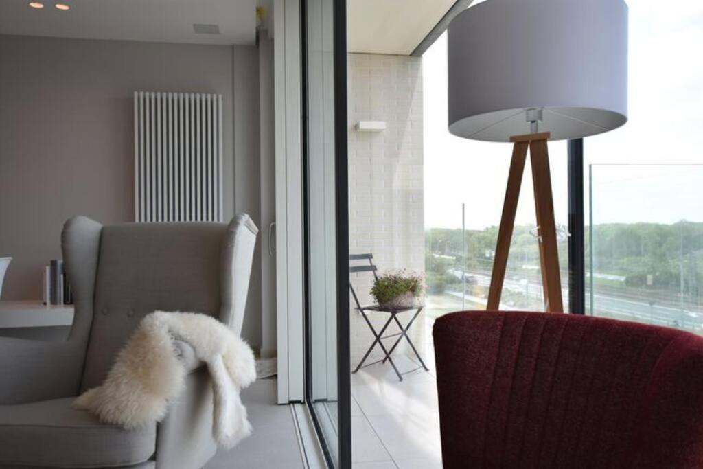 Luxe apt in centrum Bredene overlooking the dunes Buitenkant foto