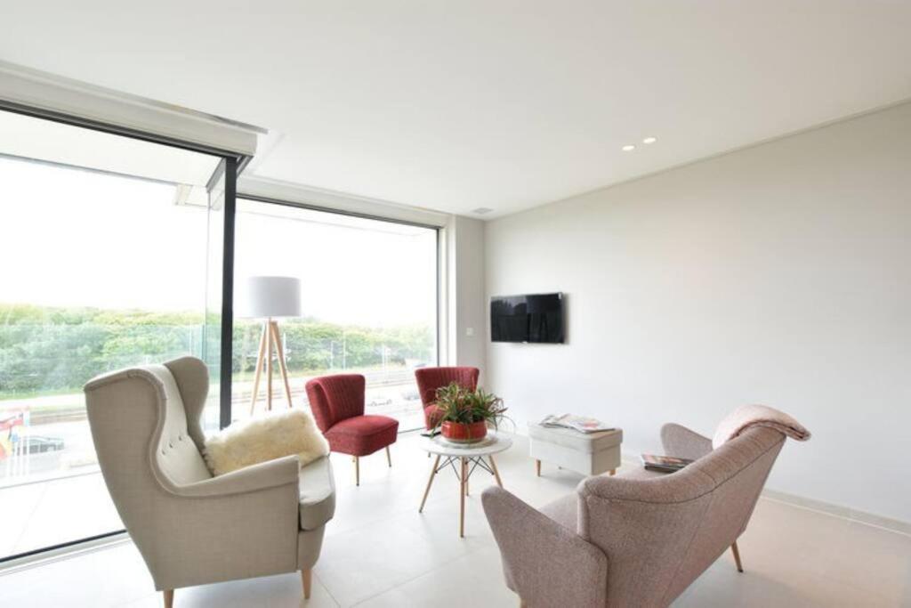 Luxe apt in centrum Bredene overlooking the dunes Buitenkant foto